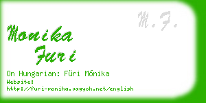 monika furi business card